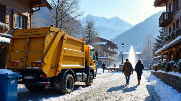 Comment louer une benne à Megève pour vos déchets ?
