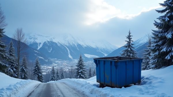 Comment louer une benne à Megève pour vos déchets ?