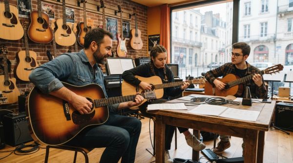 Découvrez les meilleures écoles de guitare à Nantes